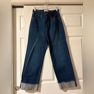 Abercrombie & Fitch Dark Blue Relaxed Men's Jeans